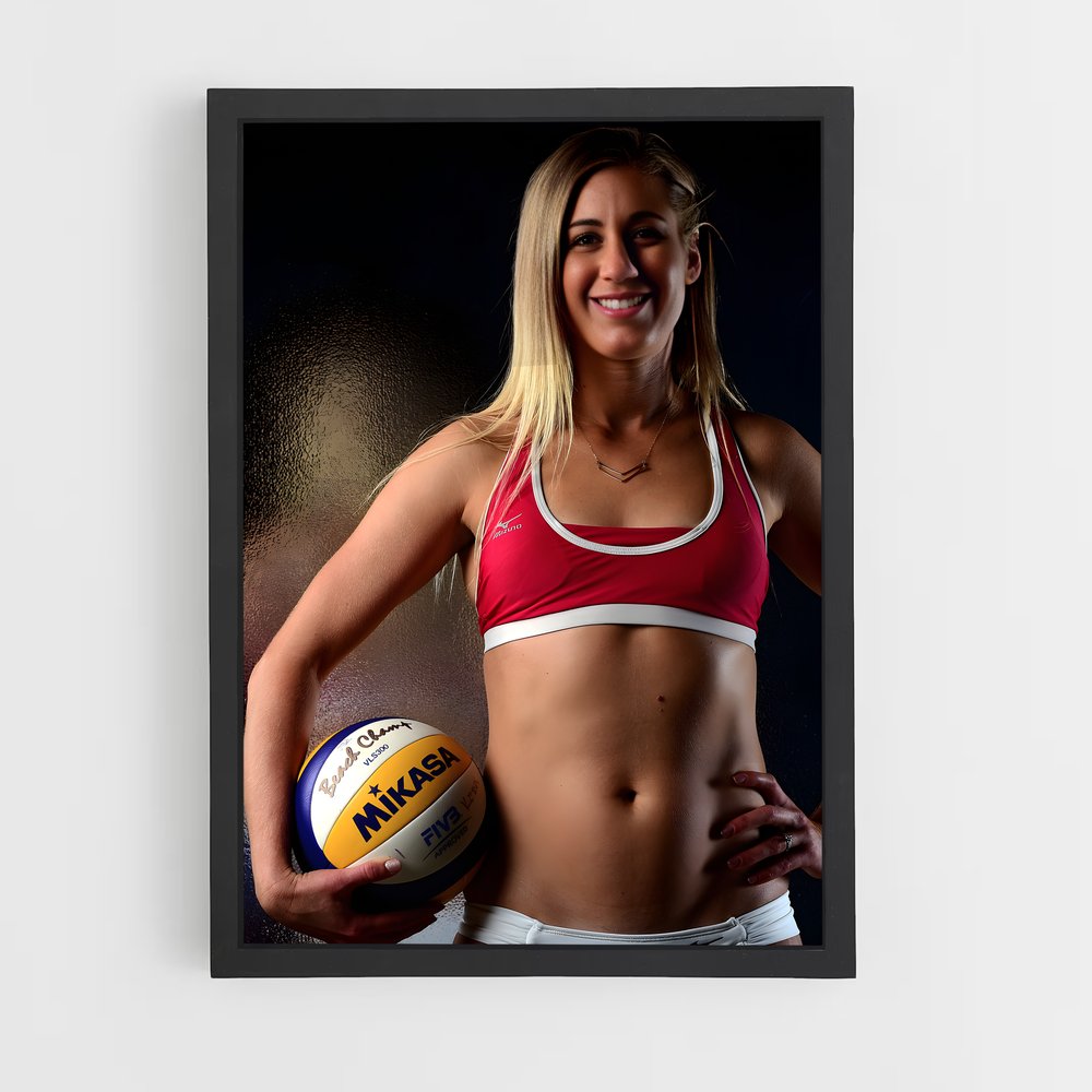 Poster Beach Champion – affiche Beach-volley (vue 2)